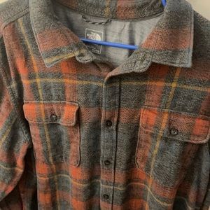 North Face Flannel Button Up